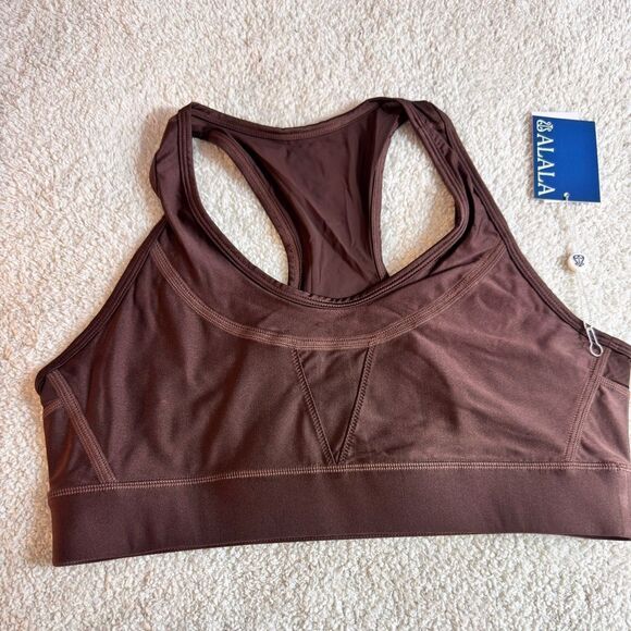 Alala Womens Adult Surf Bra Sz L Inspired by Wetsuit stitching Medium Support - Picture 5 of 16